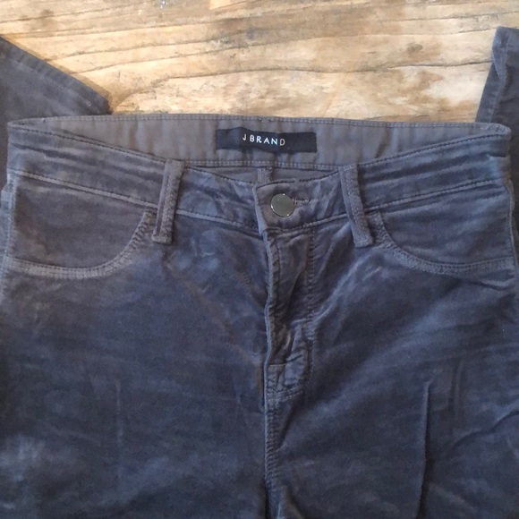 JBrand velvet super skinny legging asphalt size 26 - Picture 2 of 6